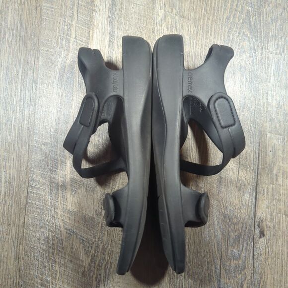 AETREX JILLIAN SPORT SANDALS BLACK WOMEN’S Size 8 LIGHTWEIGHT WATER FRIENDLY - Picture 10 of 13